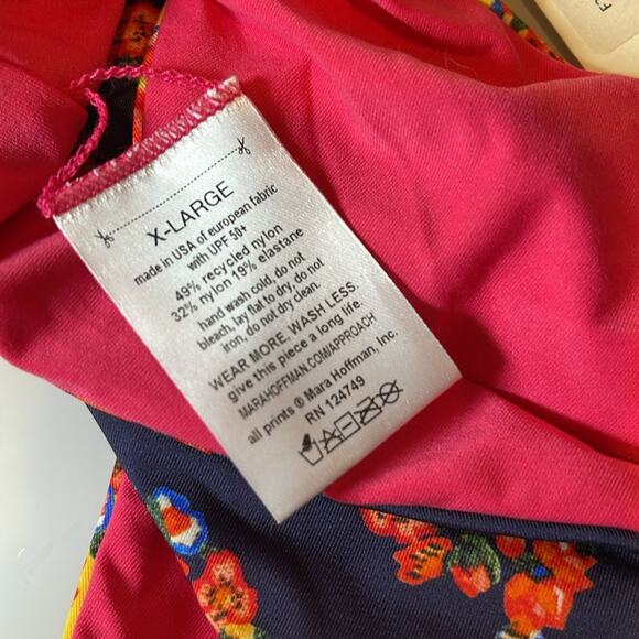 Mara Hoffman Lydia Meli Floral Colorblock Bikini Swim Set Size XL - Picture 8 of 8